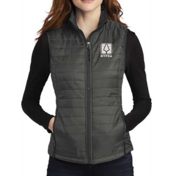 Port Authority® Ladies Packable Puffy Vest Thumbnail